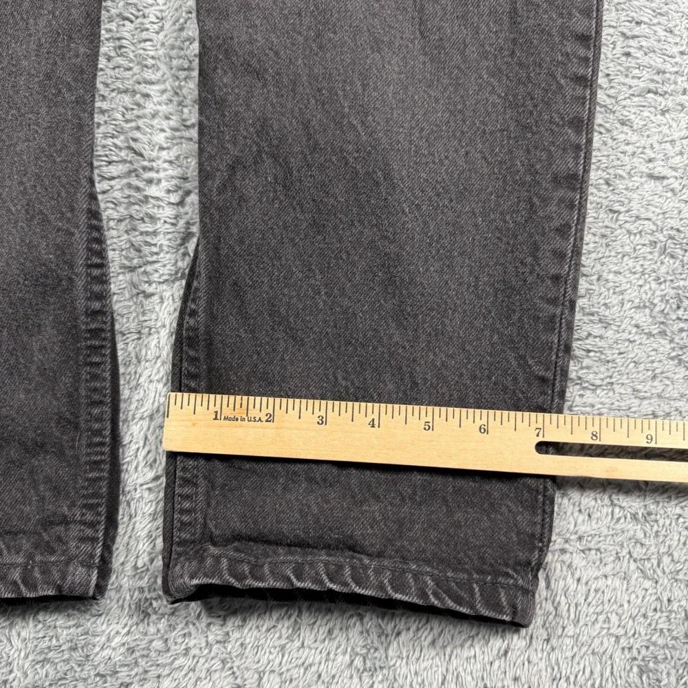 VTG 1993 Levis 550 Black Jeans Mens 34x32 (34x30)‎ Made in USA Red Tab